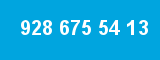 928 675 54 13 928 675 54 13